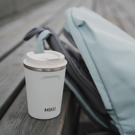 Термокружка Miku TH-MG-380 380 мл белая