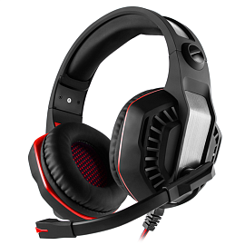 Наушники Sven AP-U990MV полноразмерные с микрофоном игровые черно-красные