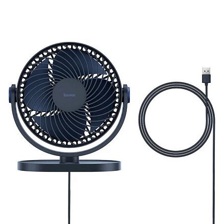 Вентилятор портативный настольный Baseus Serenity Desktop Fan синий