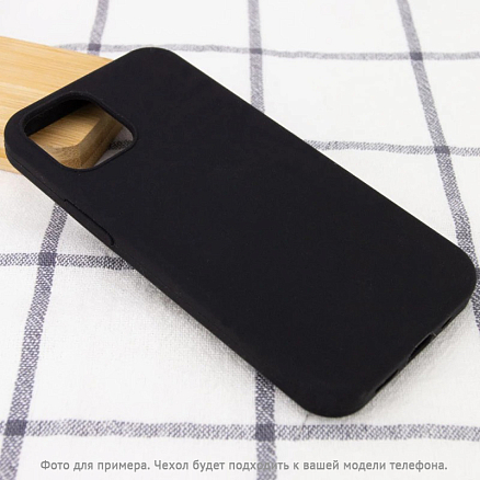 Чехол для Xiaomi Redmi Note 13 Pro силиконовый Color Soft Touch черный