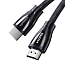 Кабель HDMI - HDMI (папа - папа) длина 1,5 м версия 2.1 8K 60Hz плетеный Ugreen HD140 черный