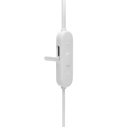 Наушники беспроводные Bluetooth JBL Tune 215BT вкладыши с микрофоном и пультом белые