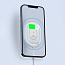 Беспроводная магнитная зарядка MagSafe для iPhone 15W с Type-C Baseus Light BS-W518 WXQJ-02 белая