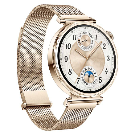 Умные часы Huawei Watch GT 5 41 мм с металлическим ремешком золотистые
