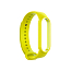 Сменный браслет для Xiaomi Mi Smart Band 5, 6 силиконовый кислотно-желтый