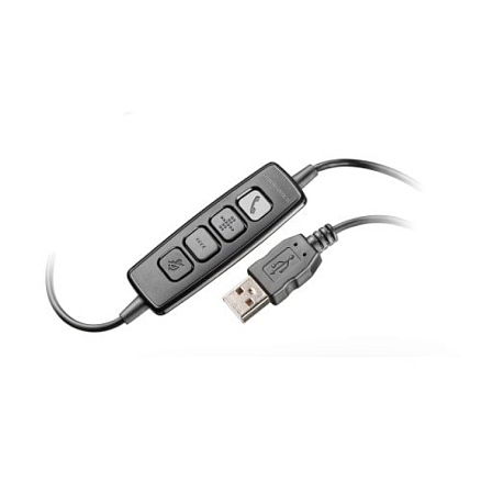Наушники Plantronics Audio 628 накладные с микрофоном для компьютера в USB порт