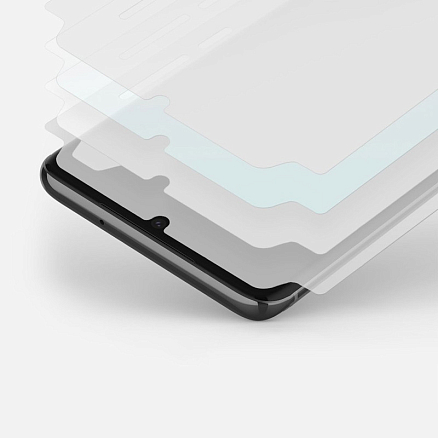 Пленка защитная Samsung Galaxy S20 Ultra на весь экран и торцы Ringke Dual Easy прозрачная 2 шт.