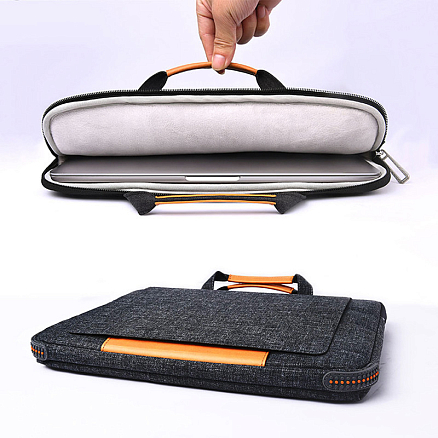 Сумка для ноутбука до 13 дюймов с подставкой WiWU Smart Stand черная