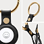 Чехол для AirTag кожаный Spigen Cyrill Basic черный