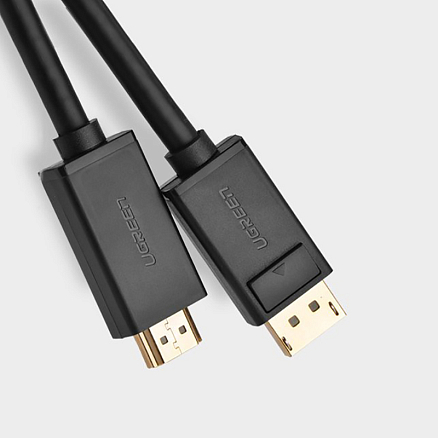 Кабель DisplayPort - HDMI (папа - папа) длина 3 м 4Kx2K Ugreen DP101 черный