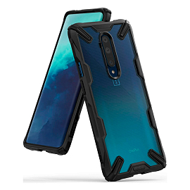 Чехол для OnePlus 7T Pro гибридный Ringke Fusion X черный