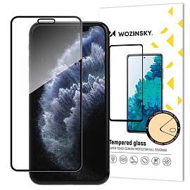 Защитное стекло для iPhone 11 Pro, XS, X на весь экран противоударное Wozinsky Full Glue черное