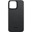 Чехол для iPhone 15 гибридный Pitaka MagEZ 4 600D черно-серый