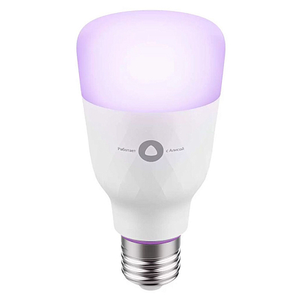 Умная лампочка светодиодная Яндекс Алиса YNDX-00018 белая