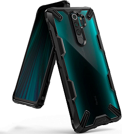 Чехол для Xiaomi Redmi Note 8 Pro гибридный Ringke Fusion X черный