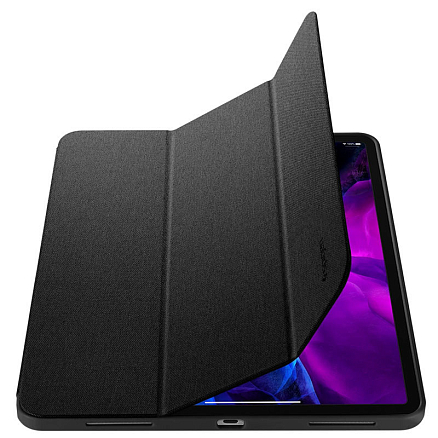 Чехол для iPad Pro 12.9 2018, 2020 книжка Spigen Urban Fit черный