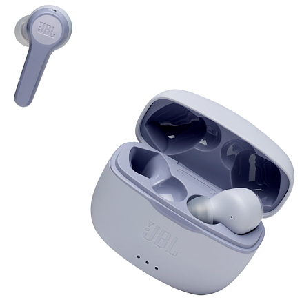 Наушники беспроводные Bluetooth JBL Tune 215 TWS вакуумные с микрофоном светло-фиолетовые