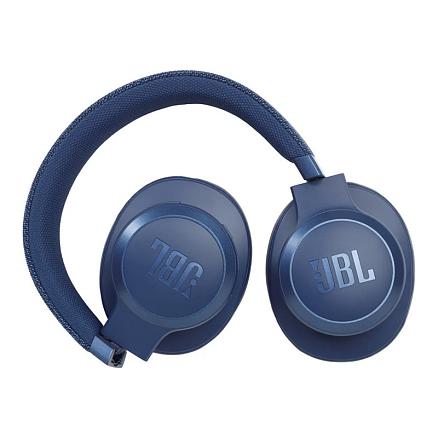 Наушники беспроводные Bluetooth JBL Live 660NC полноразмерные с микрофоном и активным шумоподавлением синие