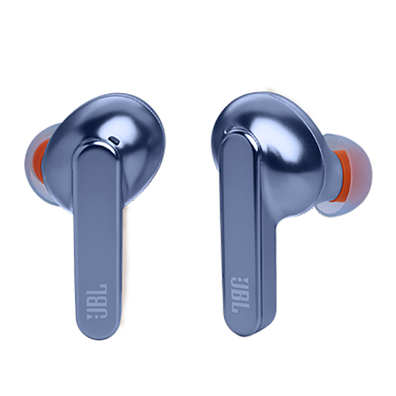 Наушники TWS беспроводные JBL Live Pro+ вакуумные с микрофоном и шумоподавлением синие