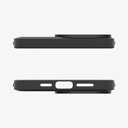 Чехол для iPhone 15 Pro гелевый Spigen Core Armor MagFit матовый черный