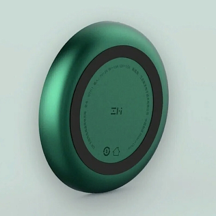 Беспроводная зарядка для телефона ZMI WTX11 10W (быстрая зарядка) черно-зеленая
