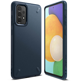 Чехол для Samsung Galaxy A52 гелевый Ringke Onyx синий
