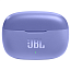 Наушники TWS беспроводные Bluetooth JBL Wave 200 вакуумные с микрофоном фиолетовые
