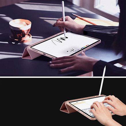 Чехол для iPad Pro 11, Pro 11 2020, Pro 11 2021 книжка Spigen Urban Fit розовый