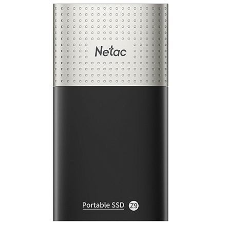 Внешний SSD накопитель Netac Z9 128GB Type-C USB 3.2 Gen2 черно-серебристый