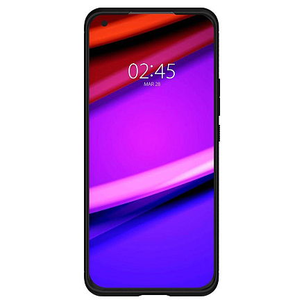 Чехол для Xiaomi Mi 11 гелевый Spigen Rugged Armor черный