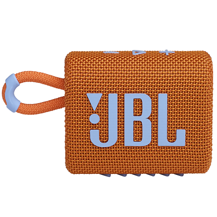Портативная колонка JBL Go 3 с защитой от воды оранжевая