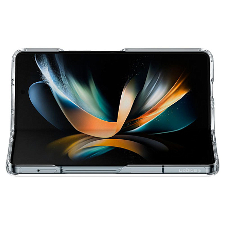 Чехол для Samsung Galaxy Z Fold 4 гибридный для экстремальной защиты Spigen SGP Crystal Hybrid прозрачный