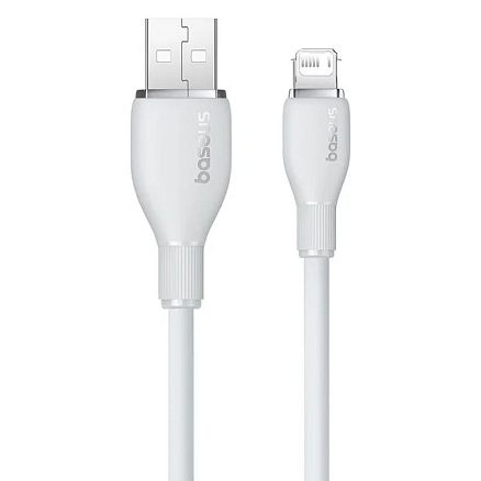 Кабель Baseus Pudding Series Fast Charging Cable 2.4A USB Type-A - Lightning (1.2 м, белый)
