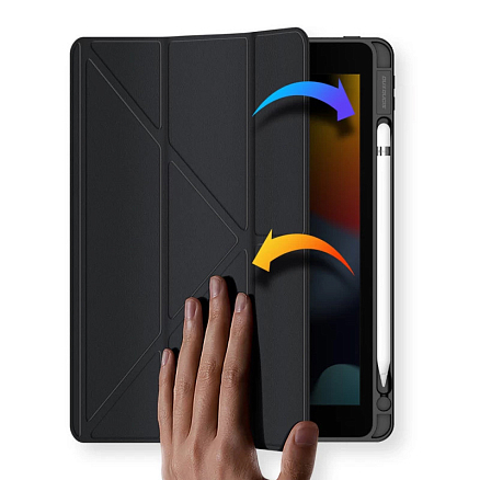 Чехол для iPad 10.2 2020, 2021 гибридный - книжка Dux Ducis Magi черный