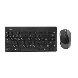Набор клавиатура и мышь беспроводной Smartbuy 220349AG черный