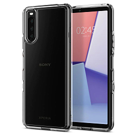 Чехол для Sony Xperia 10 III гибридный Spigen Ultra Hybrid прозрачный