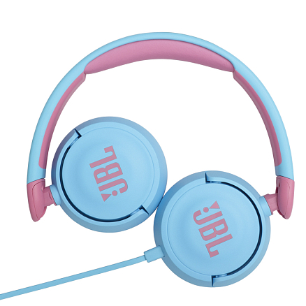 Наушники для детей JBL JR310 накладные складные розово-голубые