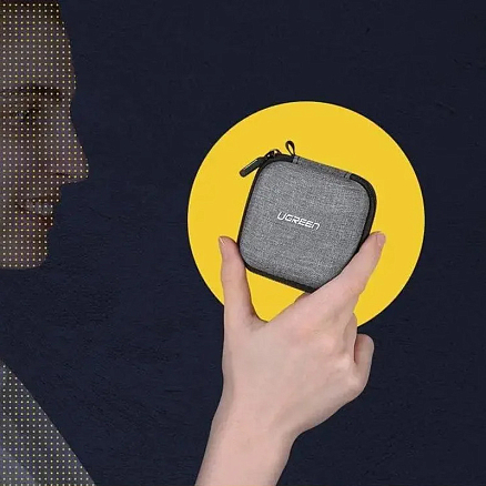 Сумочка-органайзер для аксессуаров Ugreen LP128 серая