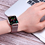 Чехол с ремешком для Apple Watch 42 и 44 мм миланское плетение Nova Body розовое золото