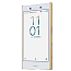 Чехол для Sony Xperia X Compact пластиковый тонкий Nillkin Super Frosted золотистый
