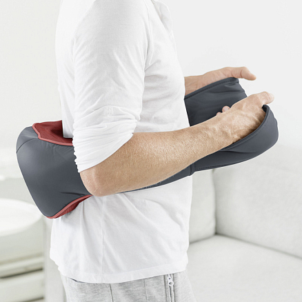 Массажер для шеи, плеч, живота и поясницы Шиацу с подогревом Beurer MG 151 серый