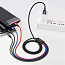 Кабель USB - Lightning, 2 х MicroUSB, Type-C 1,2 м 3.5A плетеный Baseus Rapid черный