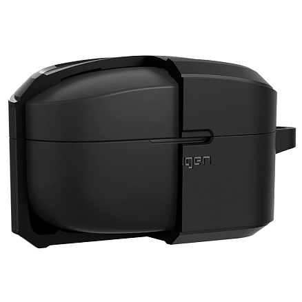 Чехол для наушников Sony WF-1000XM4 гелевый Spigen Rugged Armor черный