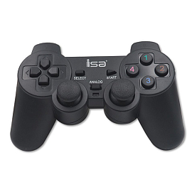 Джойстик (геймпад) для ПК USB 12 кнопок 2 вибромотора ISA черный