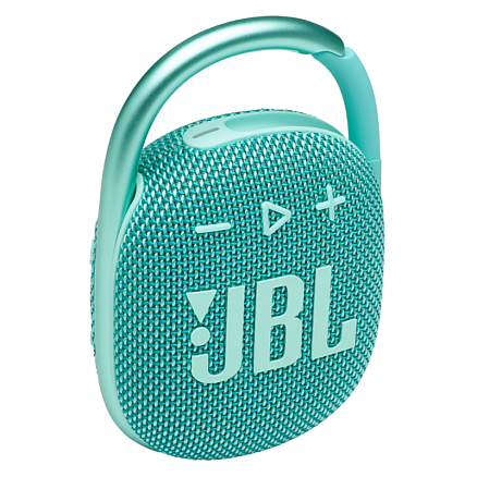 Портативная колонка JBL Clip 4 с защитой от воды бирюзовая