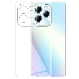 Чехол для Infinix Hot 40i силиконовый Nexy Clear прозрачный