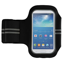 Чехол универсальный для телефона до 4.7 дюйма спортивный наручный GreenGo Super Fit черный