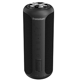 Портативная колонка Tronsmart T6 Plus Upgraded Edition с защитой от воды, USB и поддержкой MicroSD карт черная