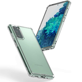 Чехол для Samsung Galaxy S20 FE гибридный Ringke Fusion прозрачный матовый