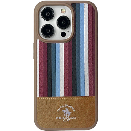 Чехол для iPhone 16 Pro Max гибридный Santa Barbara Polo & Racquet Club Isaac шампань